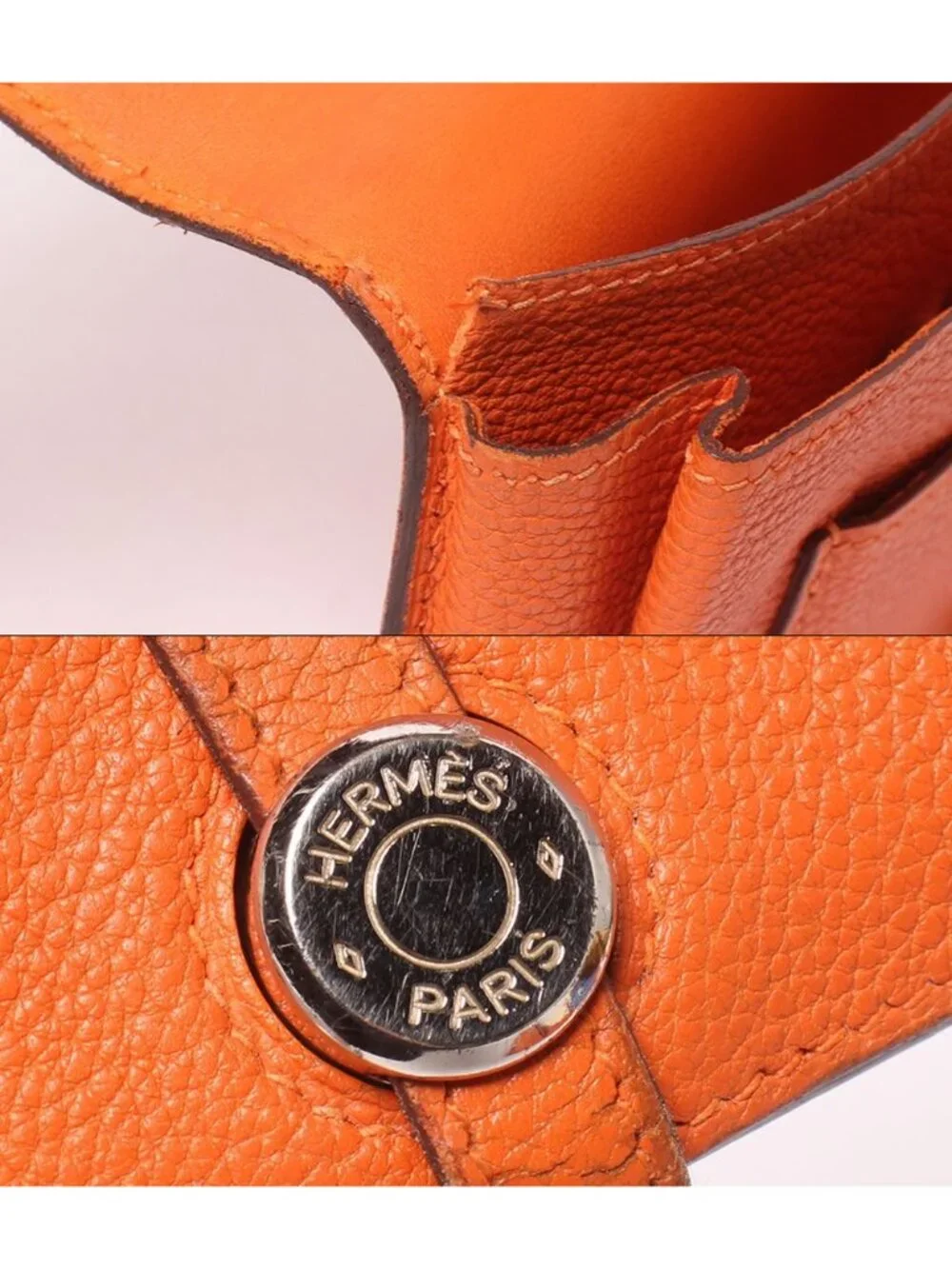 Hermes Bifold Wallet Silver Dogon GM